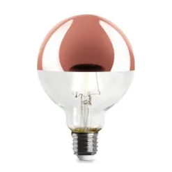 LED-Kopfspiegellampe Globe, Kupfer